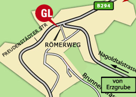 klicken Sie hier um mit Google-Maps eine Route zu erstellen Map Seewald